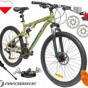 Rower Górski Męski Damski 26" IWOBIKE Shimano ALU Full Amortyzacja 2025